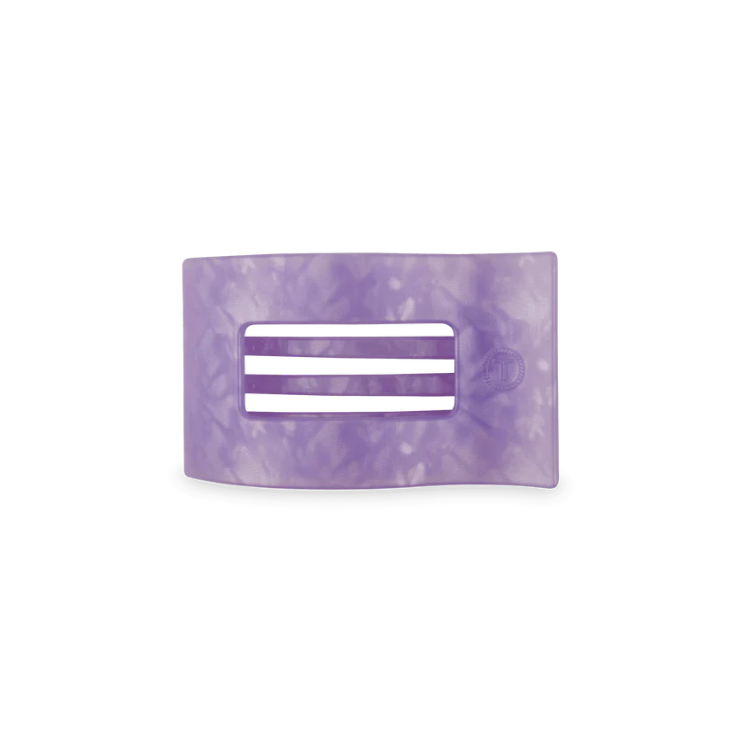Lavender Mist Small Flat Rectangle Hair Clip