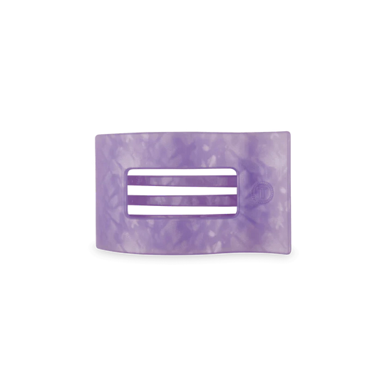 Lavender Mist Small Flat Rectangle Hair Clip