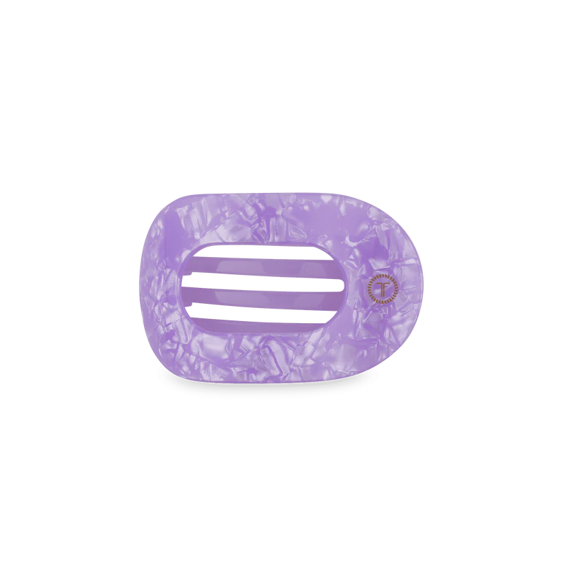 Lavender Mist Small Flat Round Hair Clip