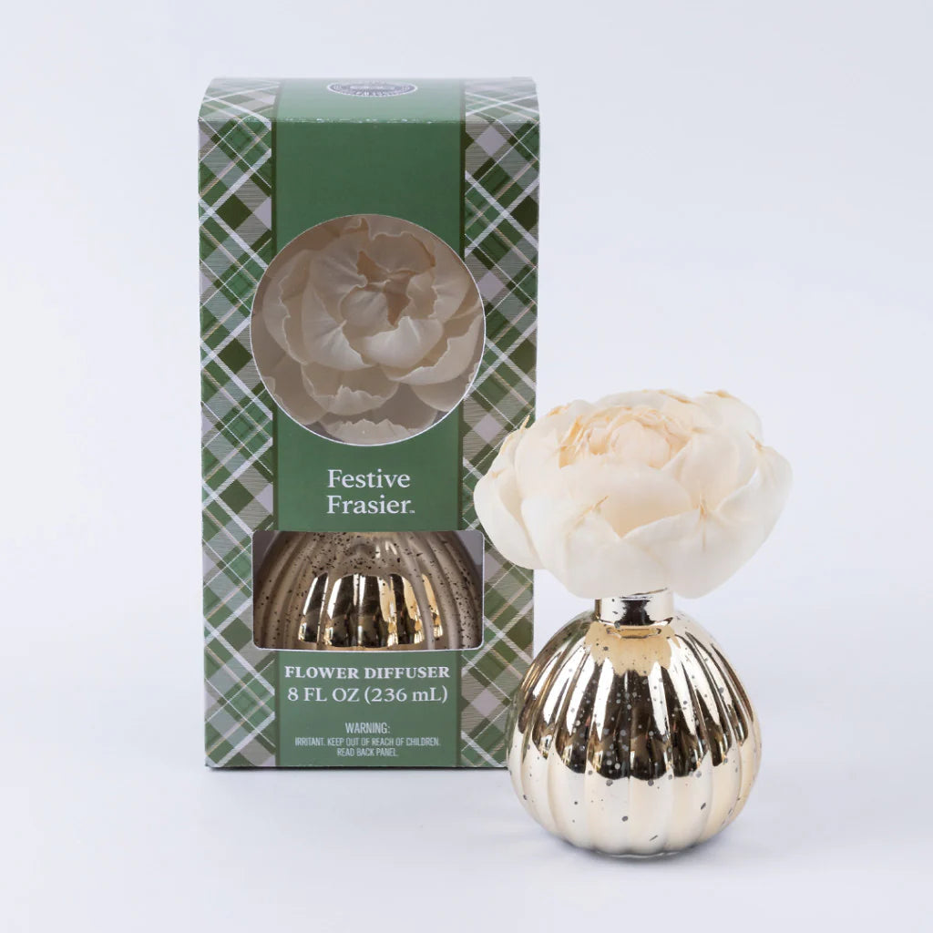 Festive Frasier Holiday Mercury Flower Diffuser