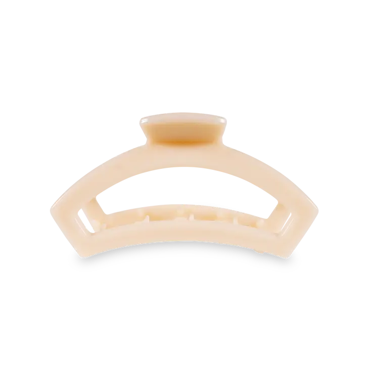 Open Almond Beige Medium Hair Clip