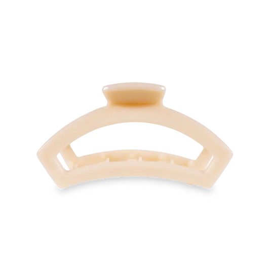 Open Almond Beige Medium Hair Clip