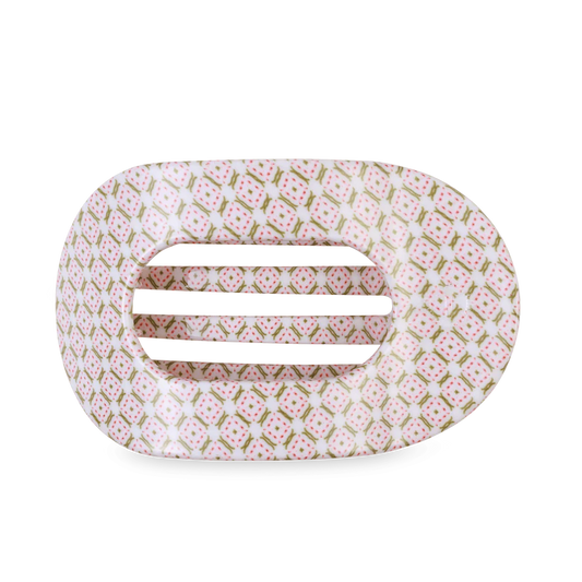Pine & Pearl Large Flat Round Hair Clip