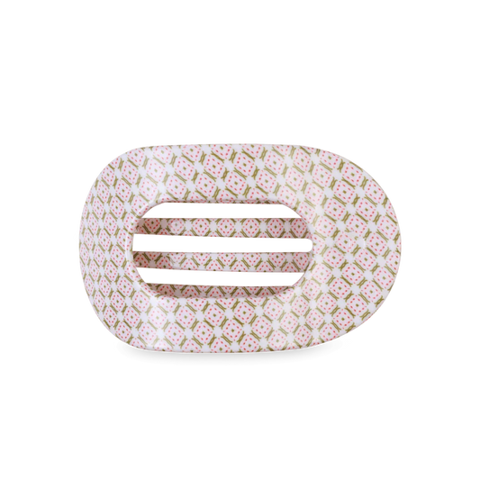 Pine & Pearl Medium Flat Round Hair Clip