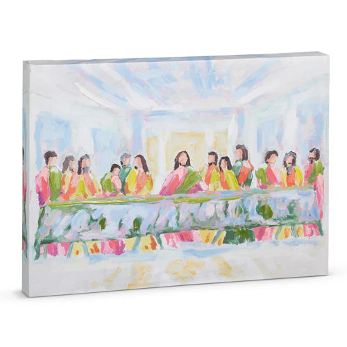 Blooming Last Supper Wall Art, 14"