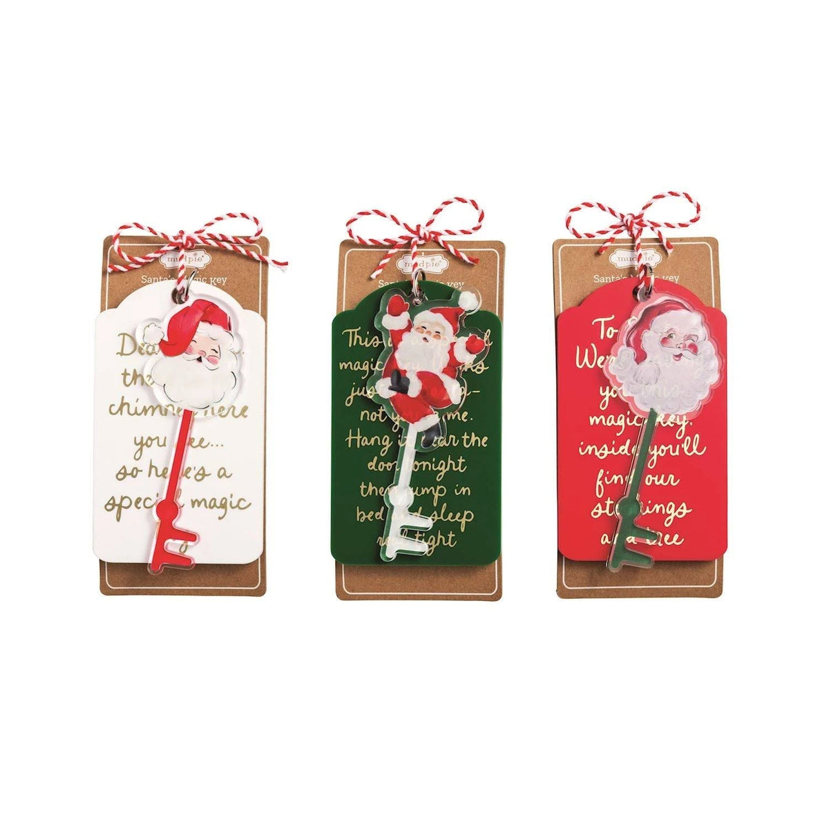 Santa Magic Key Tags