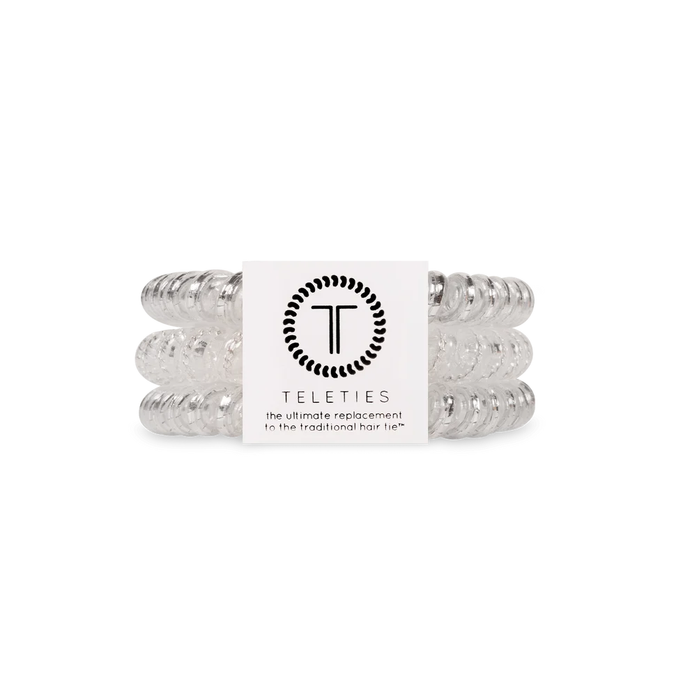 Teleties | Silver Slay | Small Hair Ties