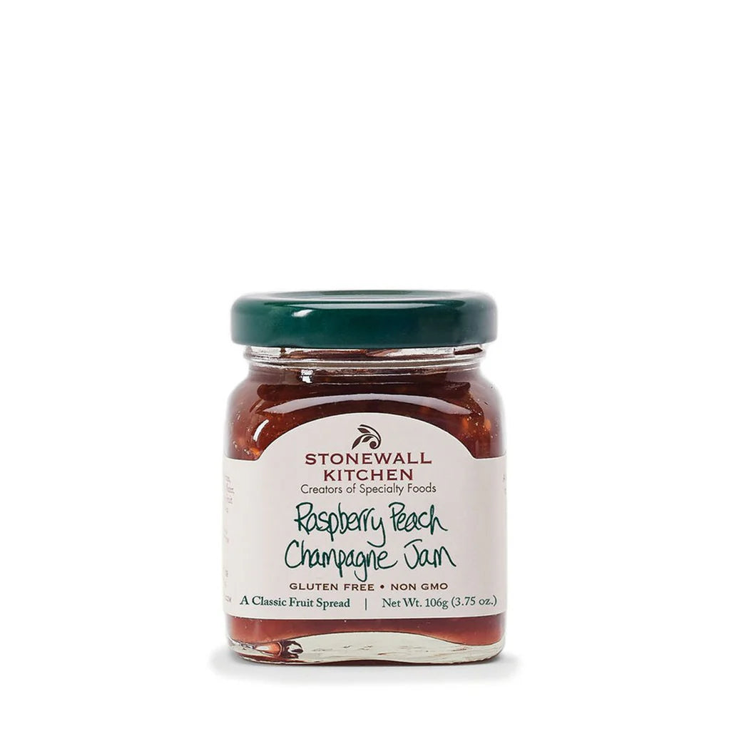 Mini Raspberry Peach Champagne Jam | 3.75 oz