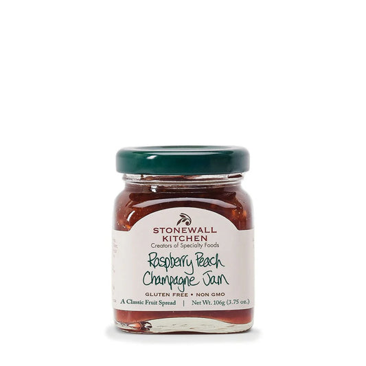 Mini Raspberry Peach Champagne Jam | 3.75 oz