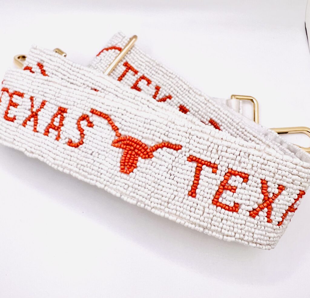 University of Texas Adjustable Beaded Strap