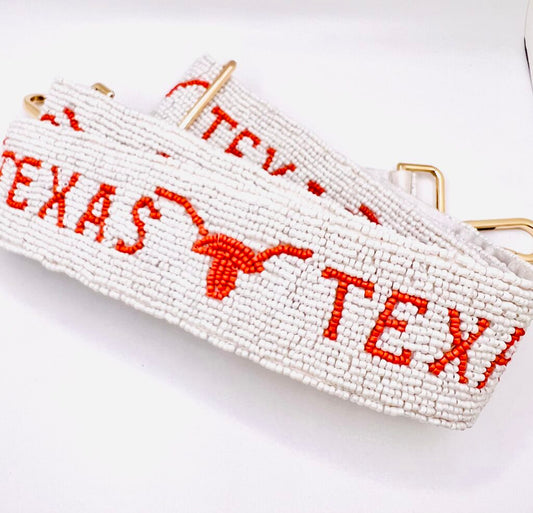 University of Texas Adjustable Beaded Strap