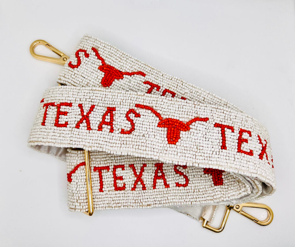 University of Texas Adjustable Beaded Strap