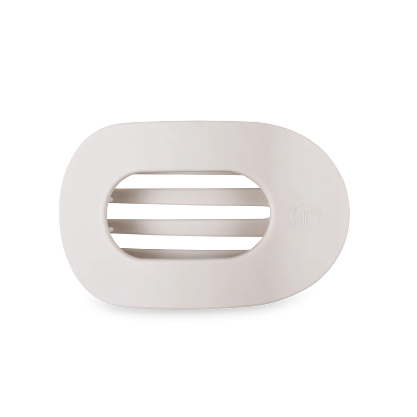 Toasted Medium Flat Round Hair Clip