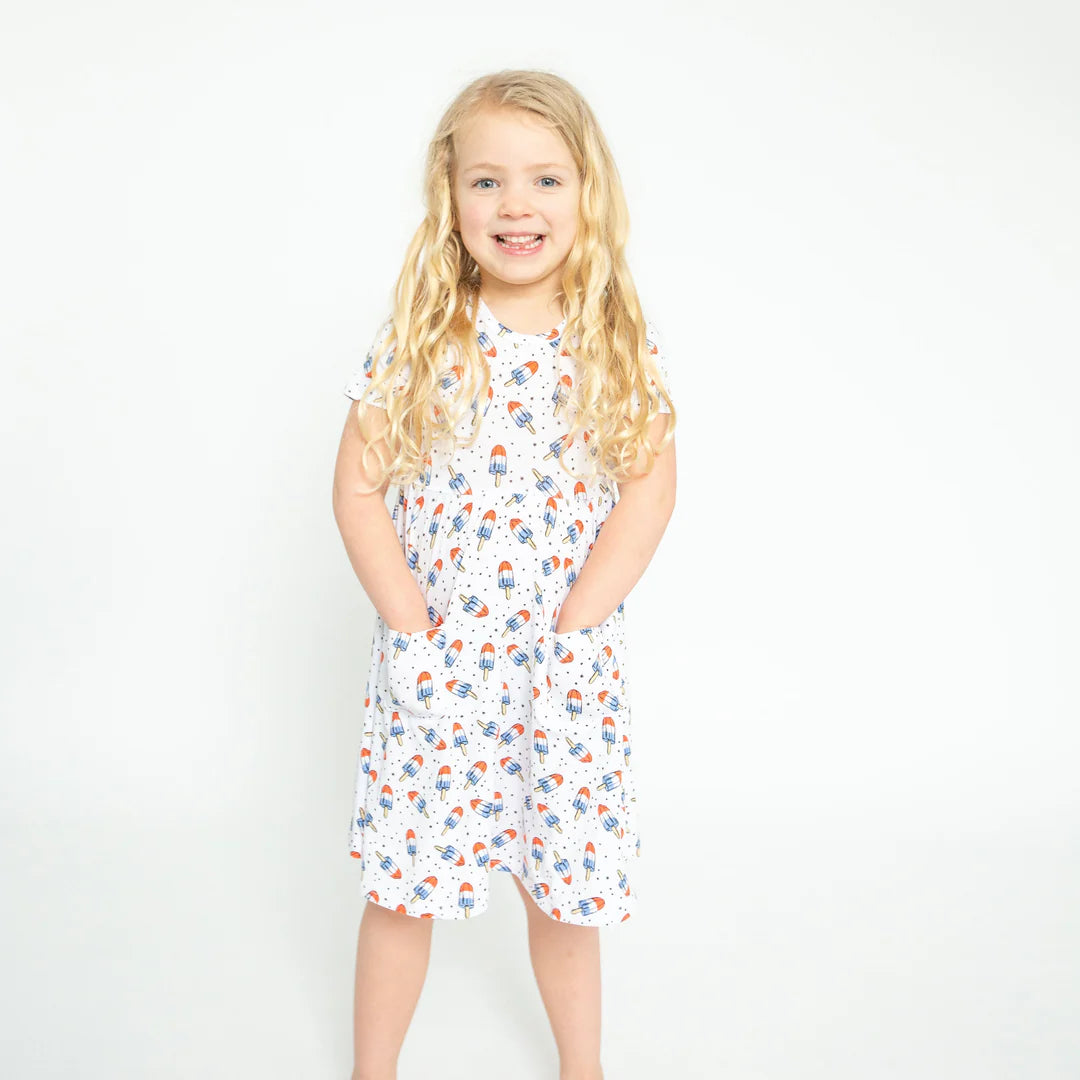 Twirly S/S Dress - Astropops