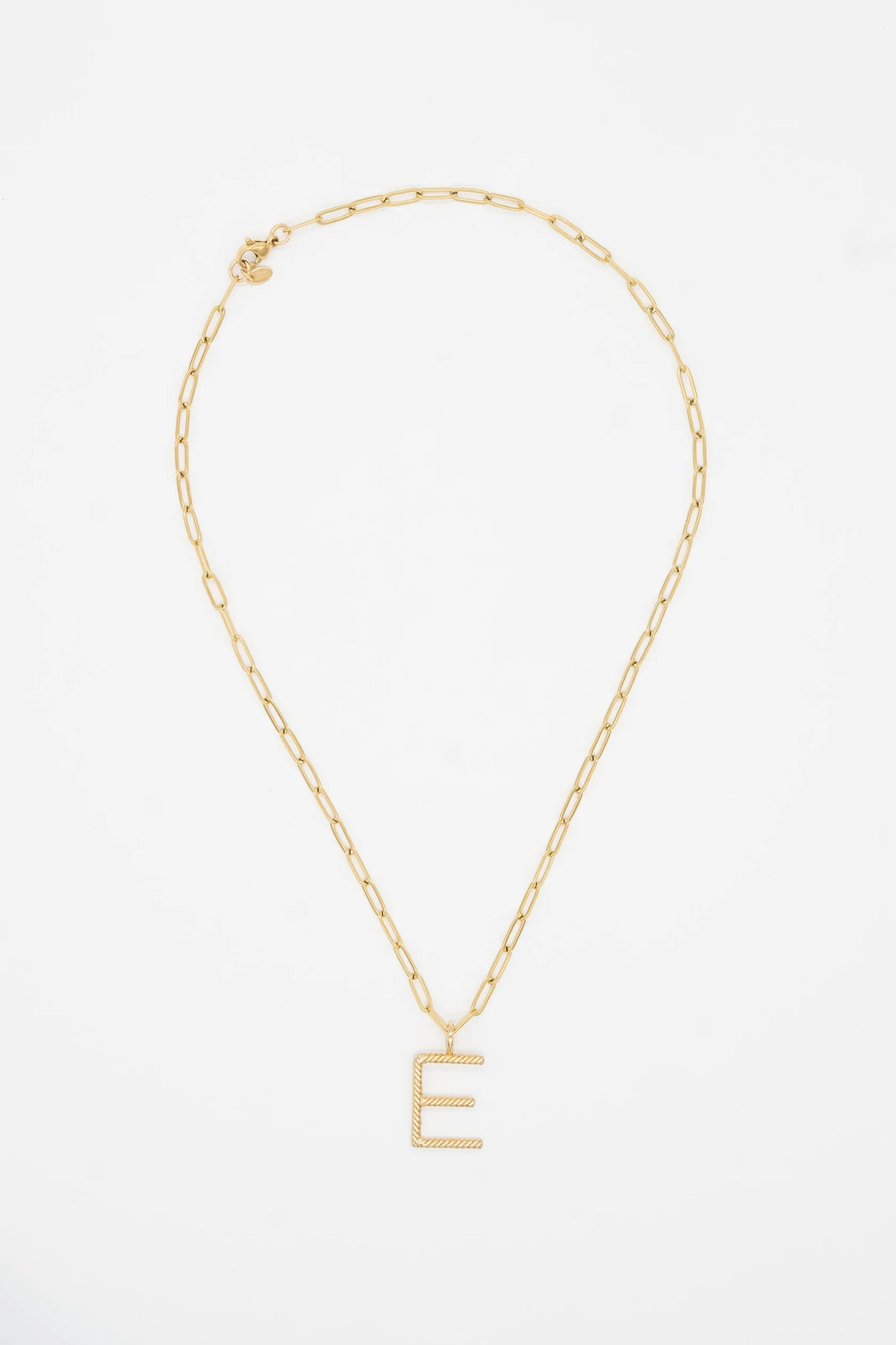 Aspen Initial in Square Necklace | Brenda Grands