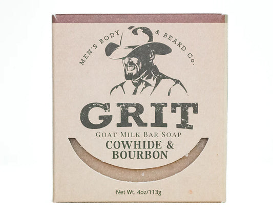 Cowhide & Bourbon Goat Milk Bar Soap