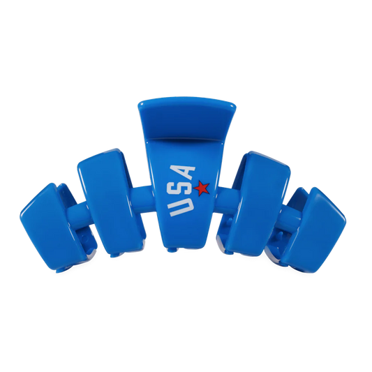 USA Classic Blue Large Claw Clip