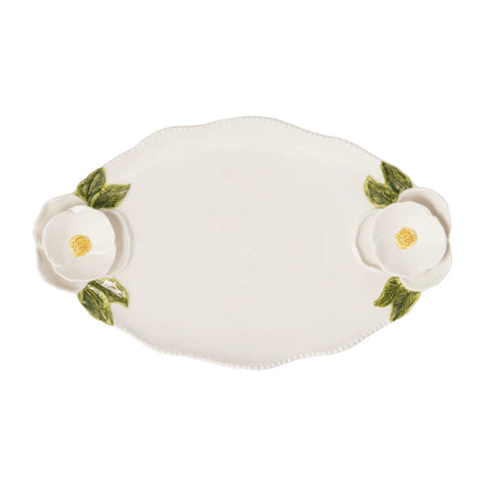 Figural Flower Platter