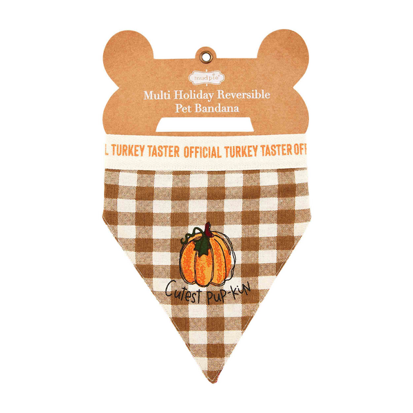 Pup-kin Reversible Holiday Dog Bandana