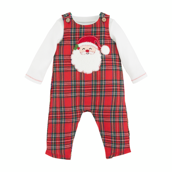 Santa Tartan Baby Longall Set