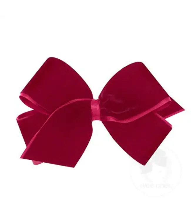 King Velvet Bow | Red