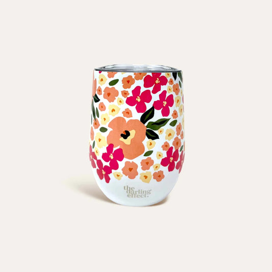 12 oz Wine Tumbler | Lively Flora