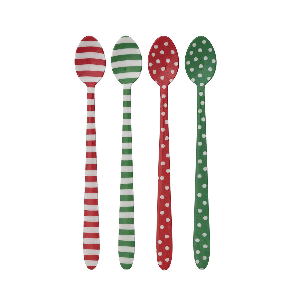 Enameled Stainless Steel Cocktail Spoon