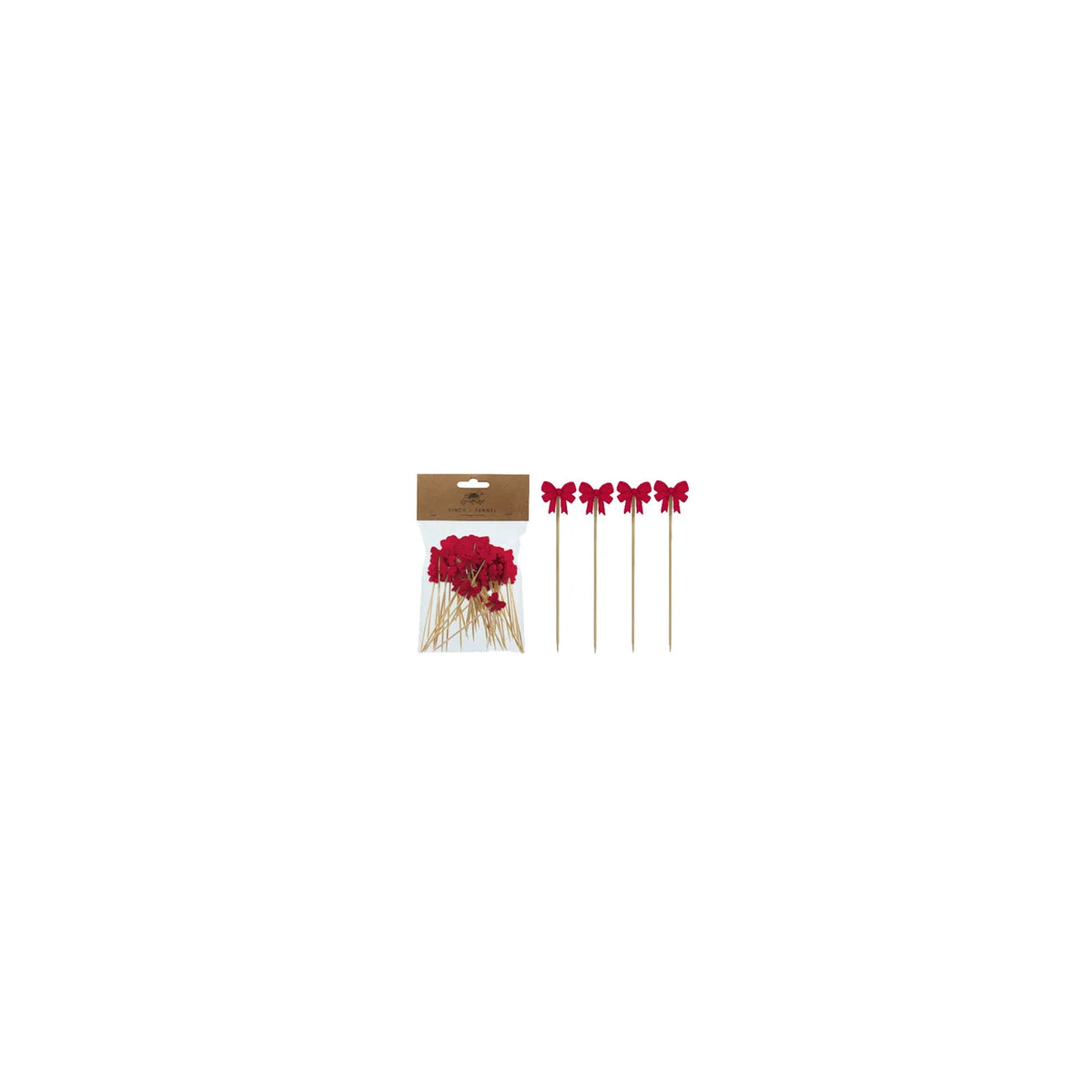 Bow Shaped Bamboo Picks