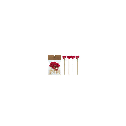 Bow Shaped Bamboo Picks