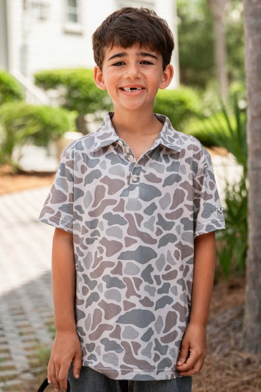 Youth Polo | Classic Deer Camo