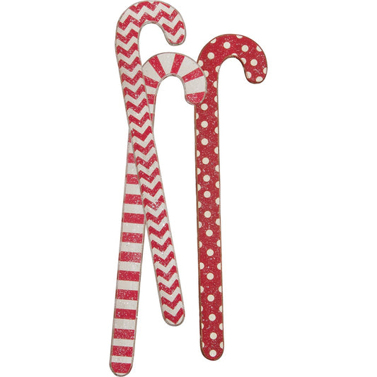 Jumbo Wooden Candy Canes