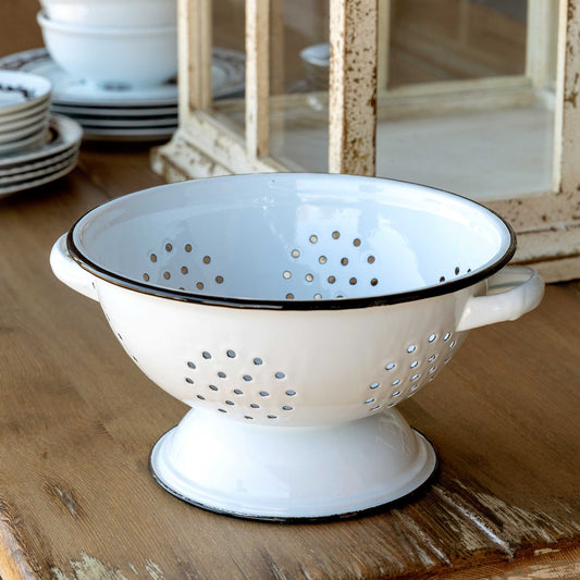 Farmhouse Enamelware Colander