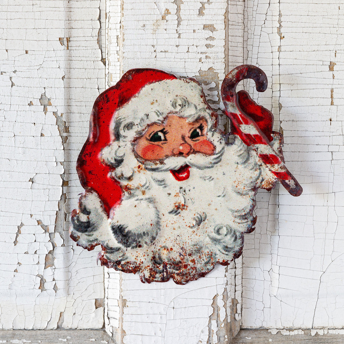 Classic Santa with Candy Cane | Mini