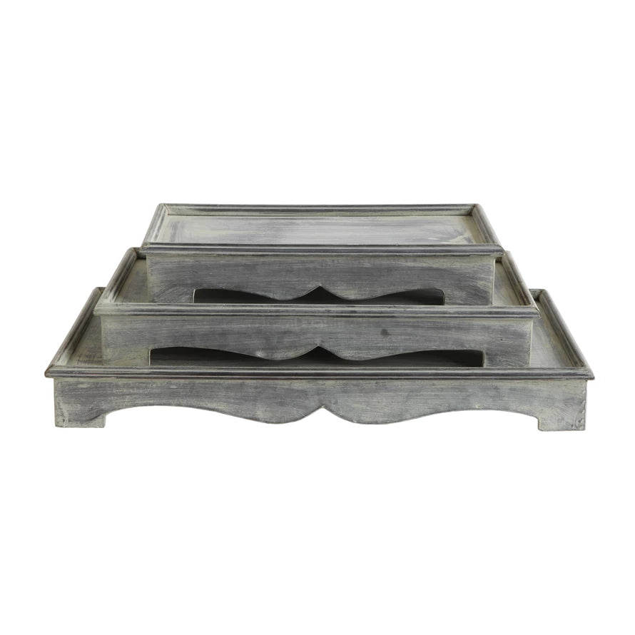 Galvanized Metal Pedestal