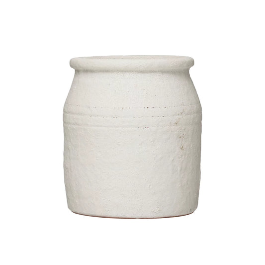 Distressed Coarse Terracotta Crock