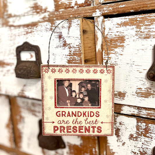 Grandkids Mini Frame Ornament