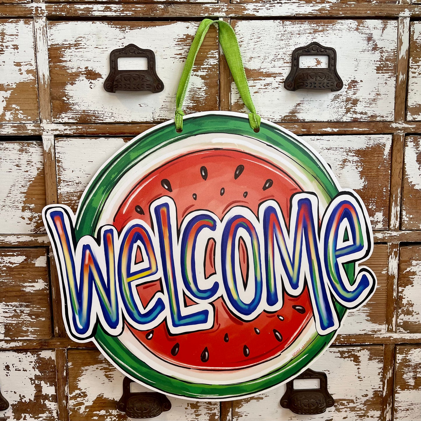 Watermelon Welcome Door Hanger