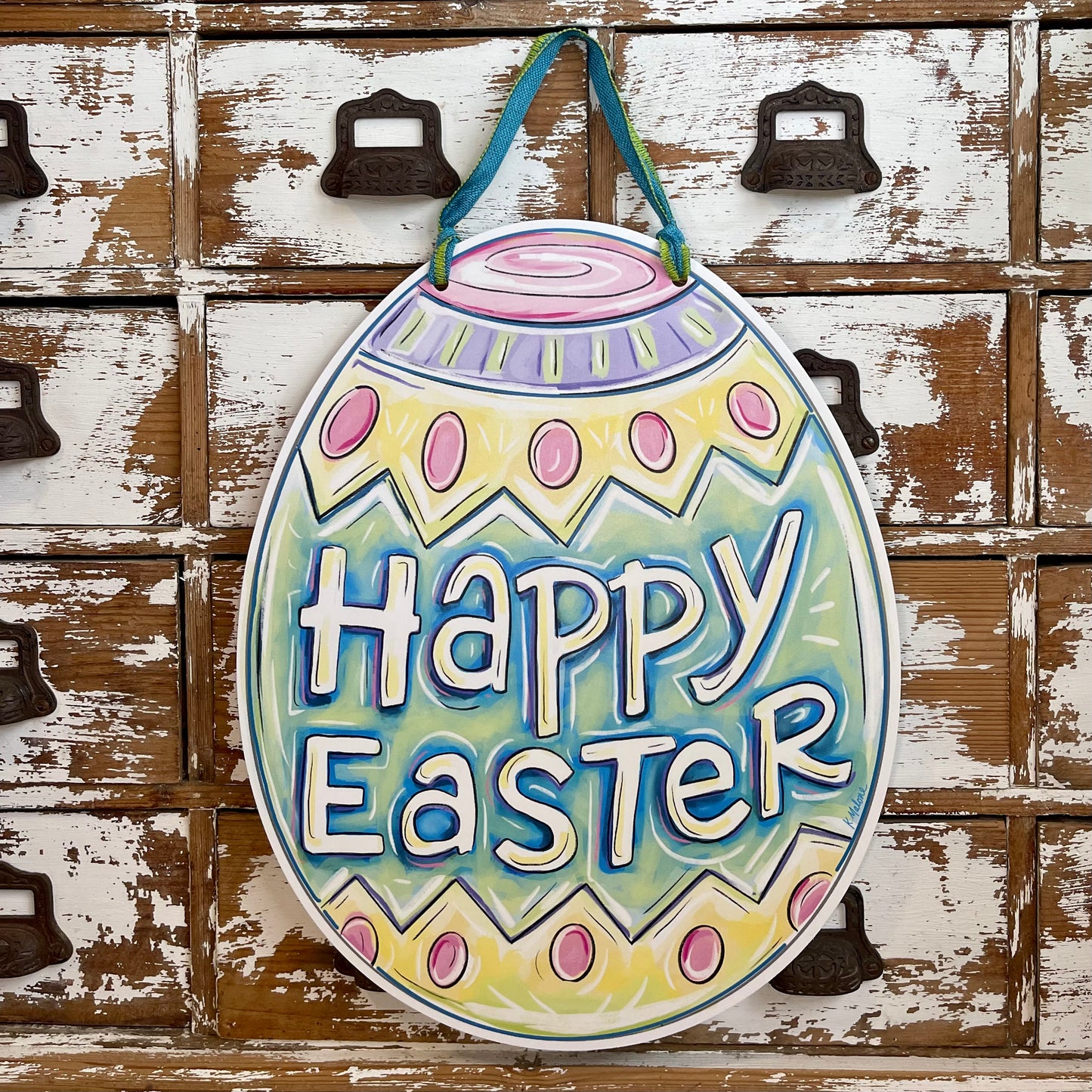 Happy Easter Egg Door Hanger